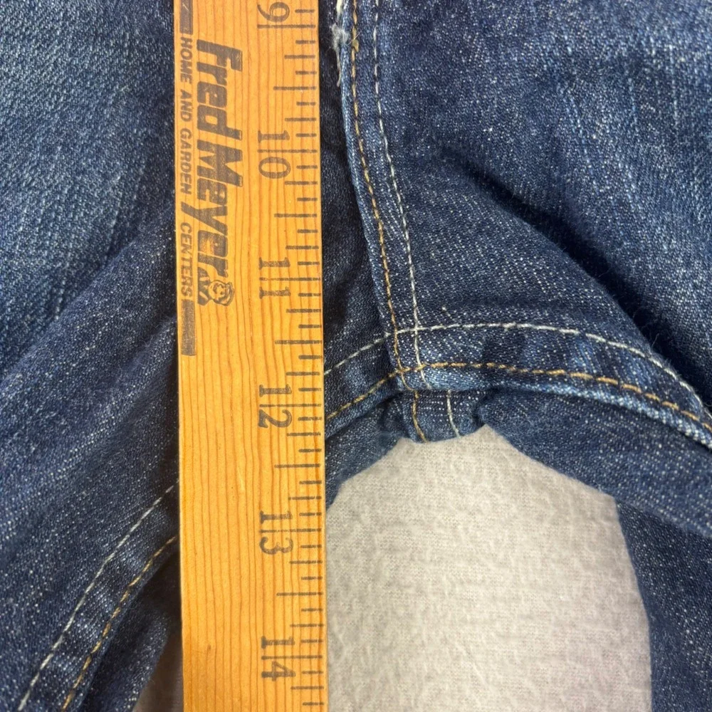Lee Premium Select Relaxed Straight Leg Mens 36x32 Blue Denim Jeans Casual